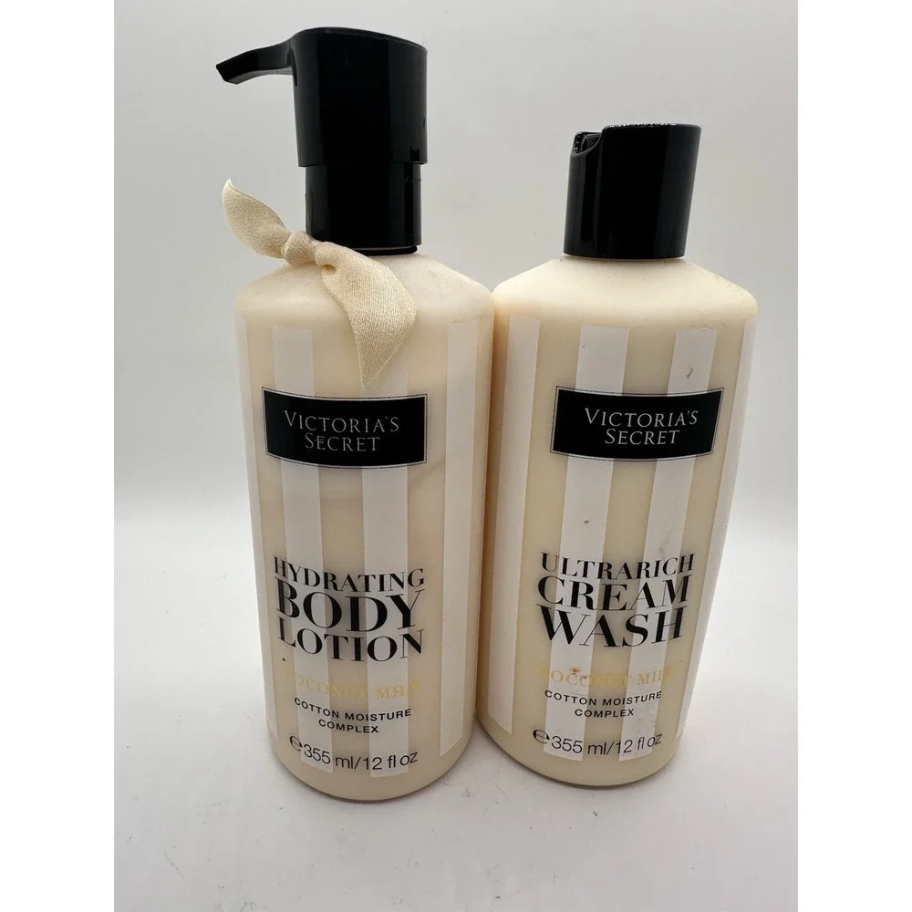 Victoria's‎ Secret Coconut Milk Body Lotion & Cream Wash Discontinued Rare
